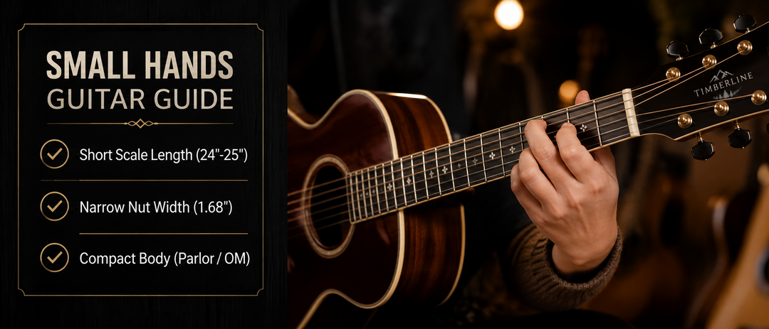 Best Acoustic Guitars for Players With Small Hands or Short Fingers