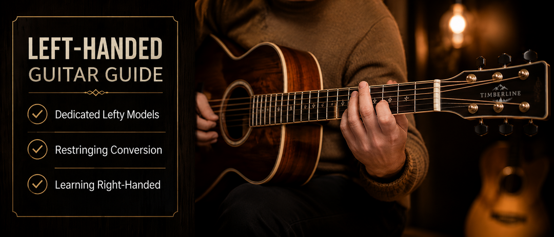 Left-Handed Acoustic Guitar: Options & Decisions for Lefty Players