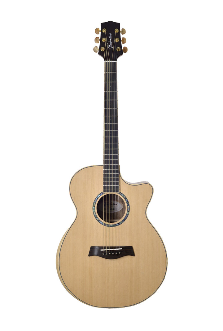 T60Ac Solid Acacia Auditorium cutaway with Tamarind Arm Bevel