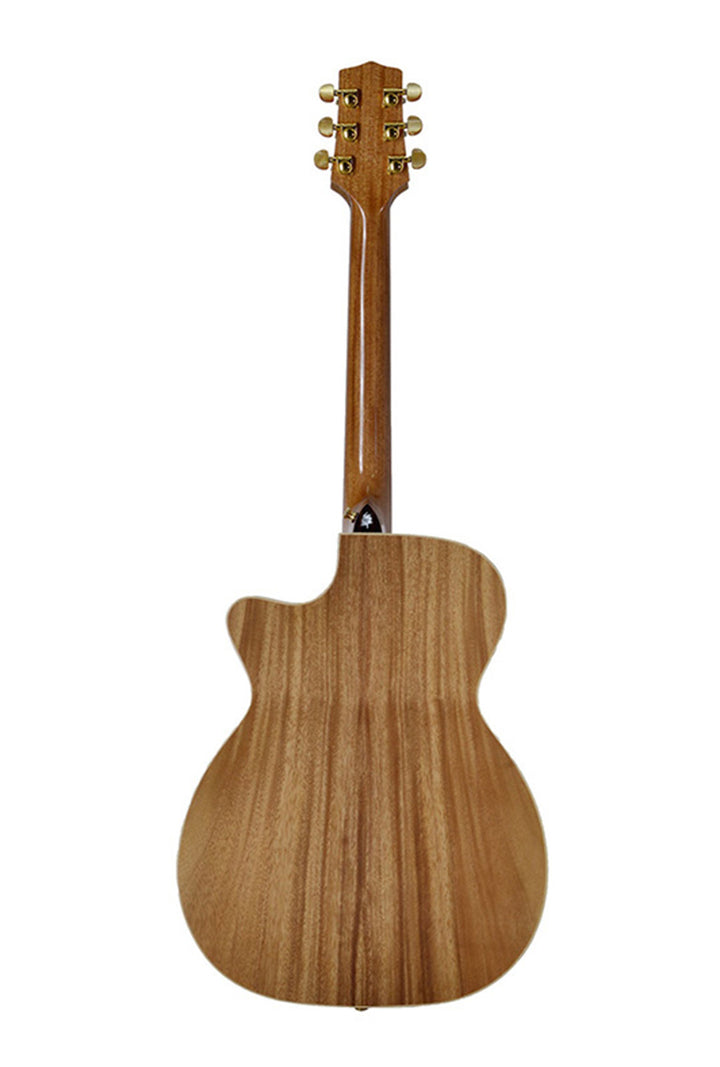 T60Cc Solid Acacia Concert OM shallow body with Tamarind Arm Bevel