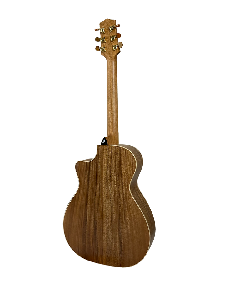 T60GAc Solid Acacia Grand Auditorium cutaway with Tamarind Arm Bevel