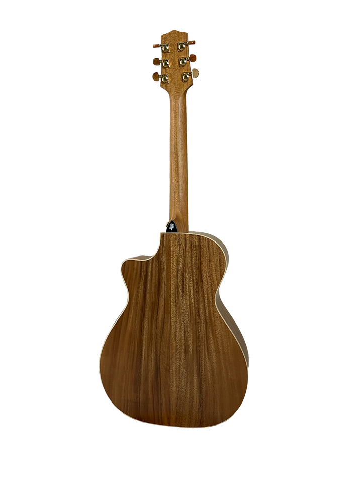 T60GAc Solid Acacia Grand Auditorium cutaway with Tamarind Arm Bevel