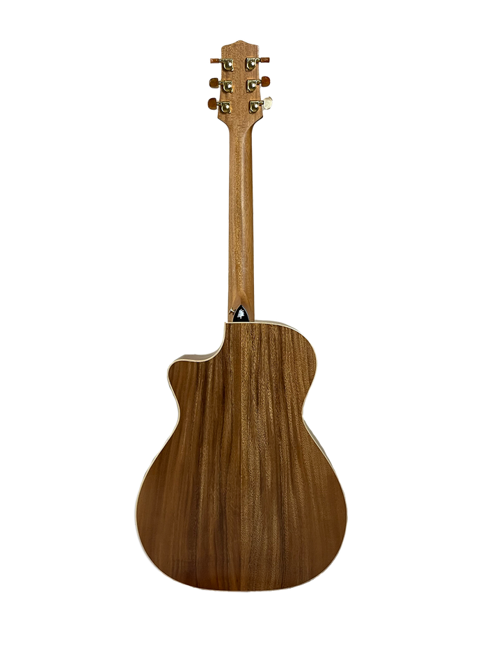 T60GAc Solid Acacia Grand Auditorium cutaway with Tamarind Arm Bevel
