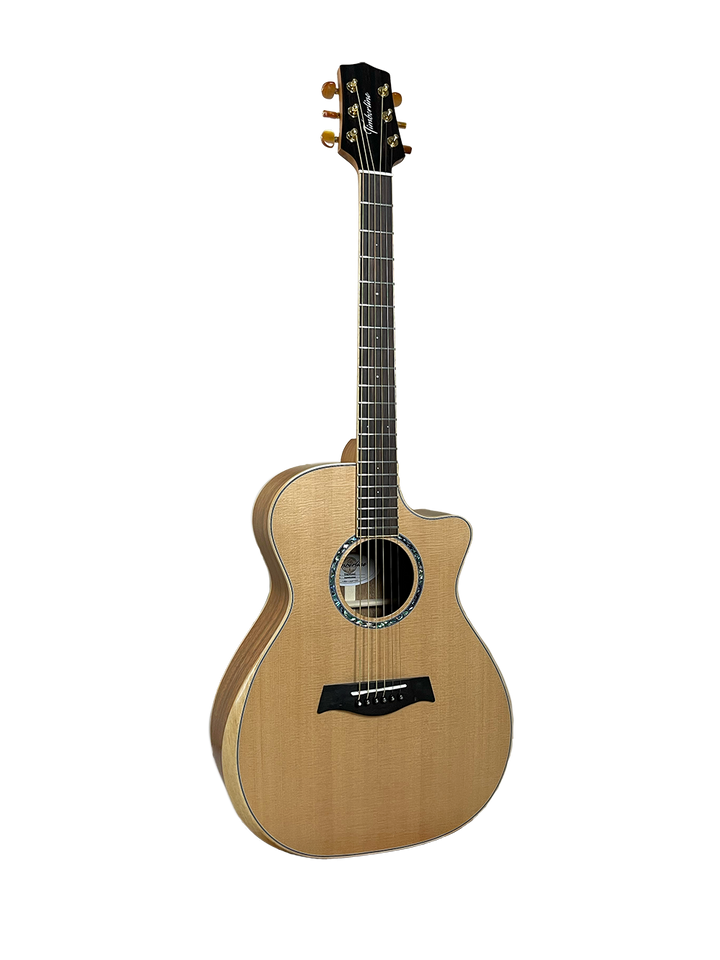 T60GAc Solid Acacia Grand Auditorium cutaway with Tamarind Arm Bevel