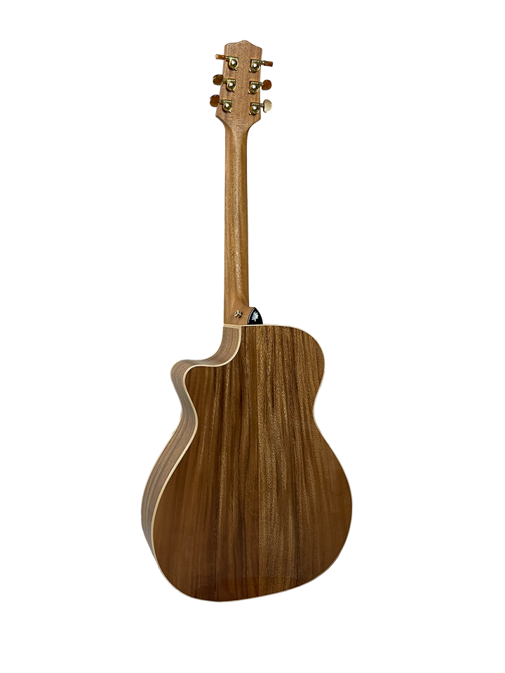 T60GAc Solid Acacia Grand Auditorium cutaway with Tamarind Arm Bevel