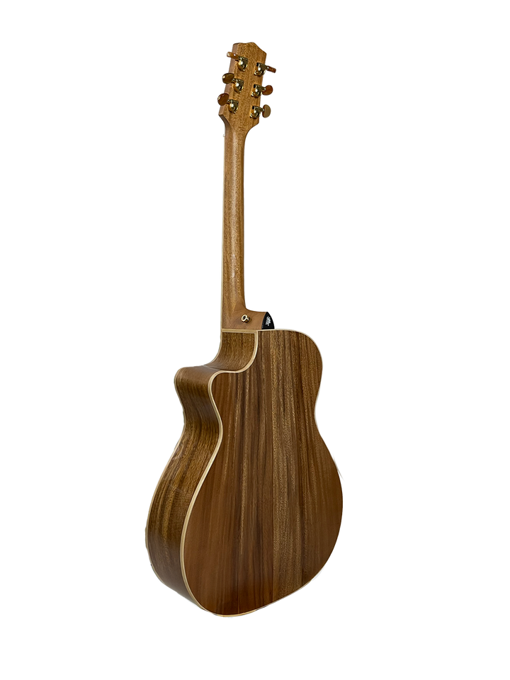 T60GAc Solid Acacia Grand Auditorium cutaway with Tamarind Arm Bevel
