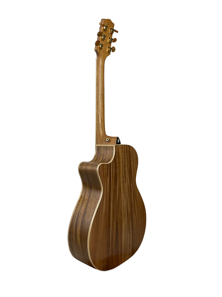 T60GAc Solid Acacia Grand Auditorium cutaway with Tamarind Arm Bevel
