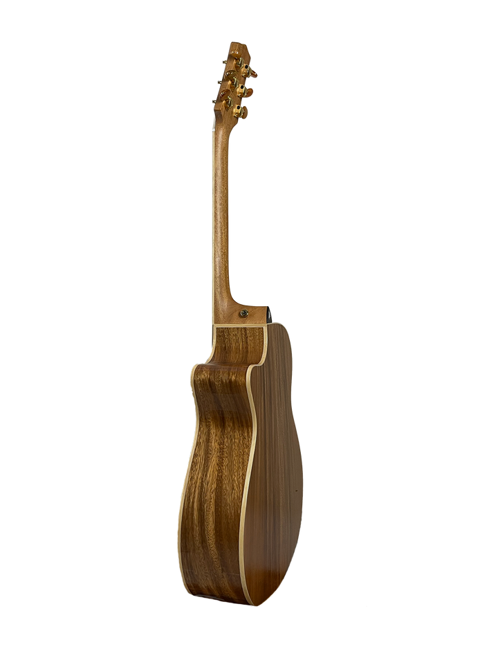 T60GAc Solid Acacia Grand Auditorium cutaway with Tamarind Arm Bevel