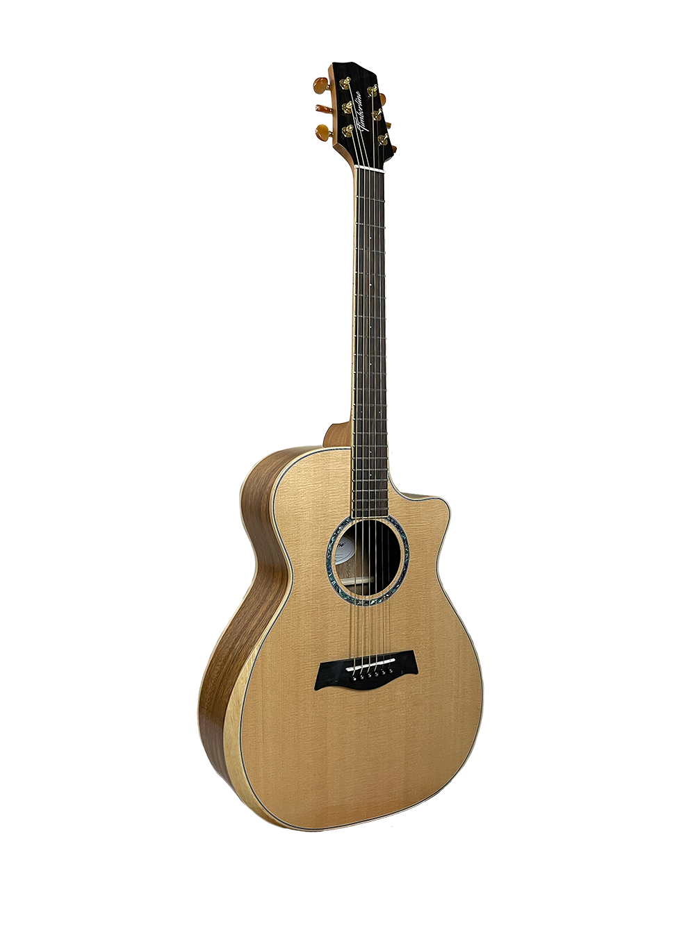 T60GAc Solid Acacia Grand Auditorium cutaway with Tamarind Arm Bevel