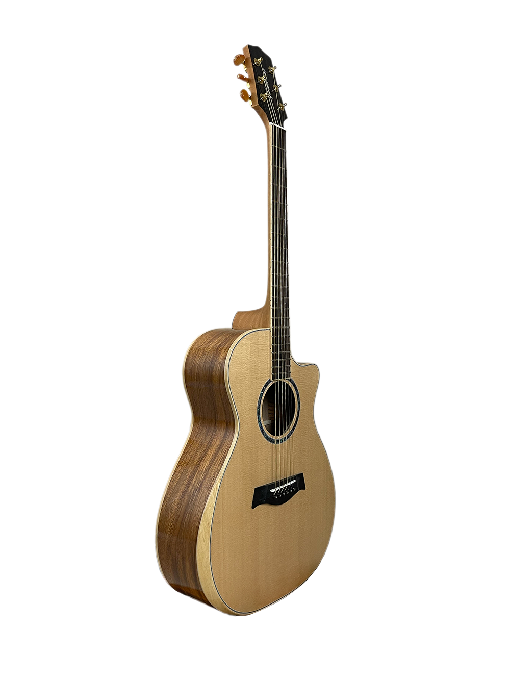 T60GAc Solid Acacia Grand Auditorium cutaway with Tamarind Arm Bevel
