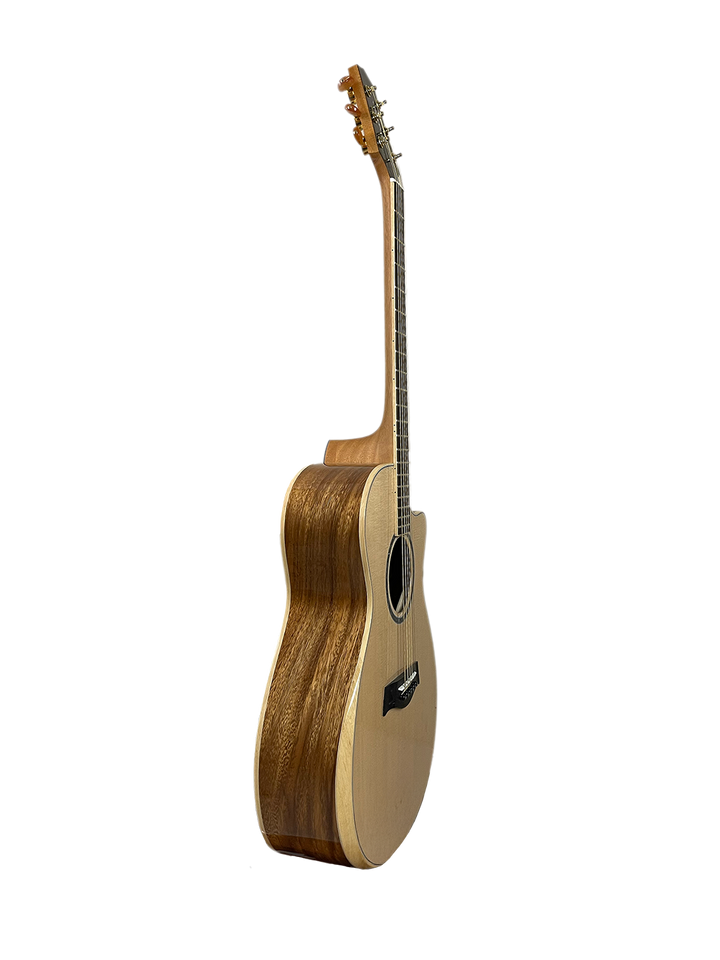 T60GAc Solid Acacia Grand Auditorium cutaway with Tamarind Arm Bevel