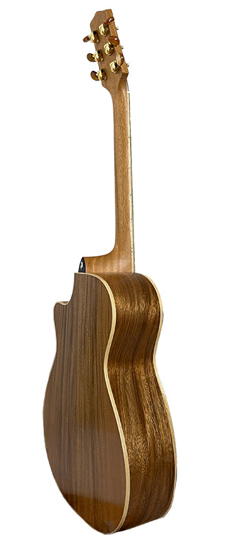 T60GAc Solid Acacia Grand Auditorium cutaway with Tamarind Arm Bevel