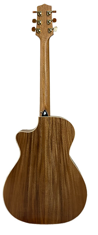 T60GAc Solid Acacia Grand Auditorium cutaway with Tamarind Arm Bevel