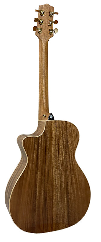 T60GAc Solid Acacia Grand Auditorium cutaway with Tamarind Arm Bevel