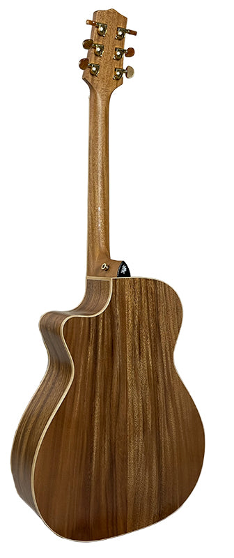 T60GAc Solid Acacia Grand Auditorium cutaway with Tamarind Arm Bevel