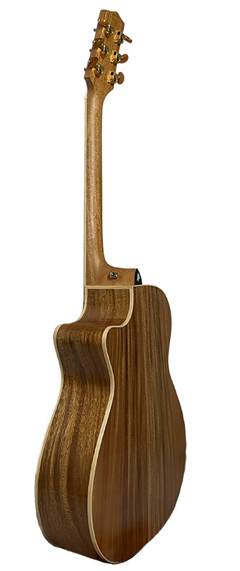 T60GAc Solid Acacia Grand Auditorium cutaway with Tamarind Arm Bevel