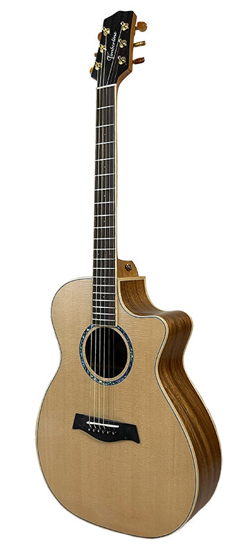 T60GAc Solid Acacia Grand Auditorium cutaway with Tamarind Arm Bevel