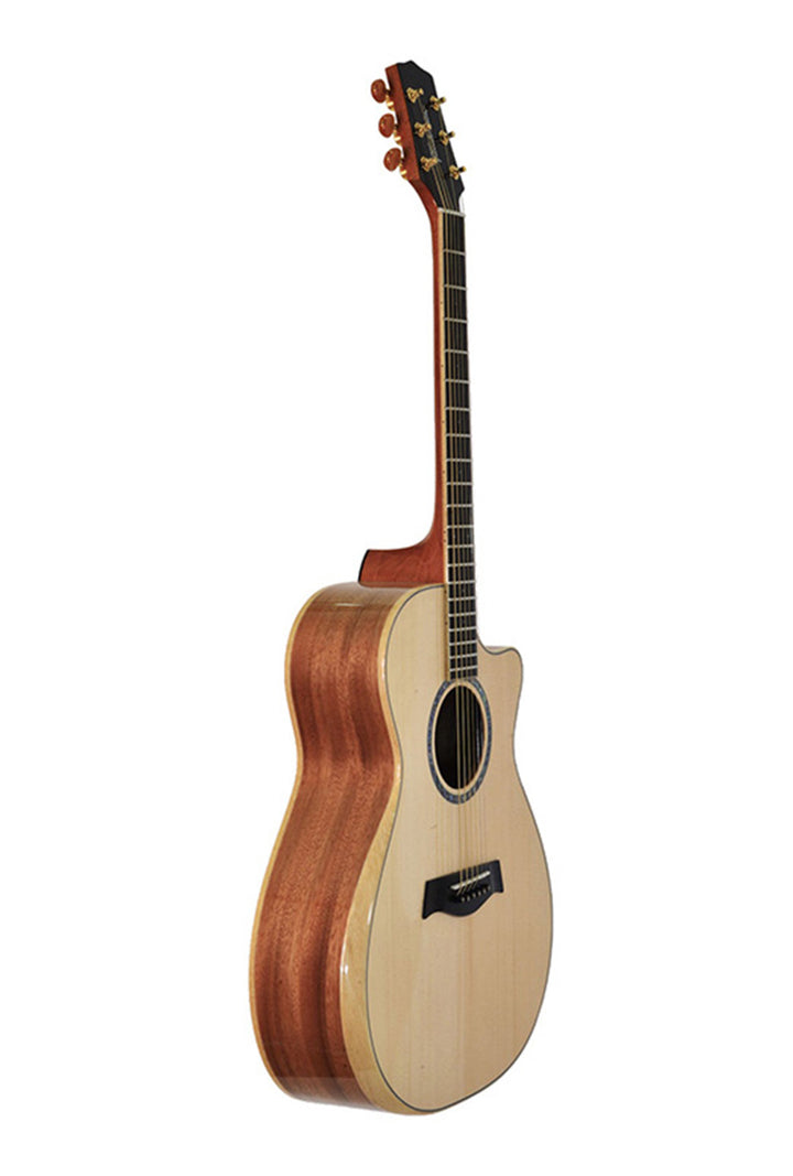 T60GAc Solid Acacia Grand Auditorium cutaway with Tamarind Arm Bevel