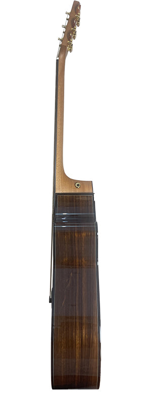 T75GAc Solid Silkwood Grand Auditorium with Ebony Arm Bevel and Red Cedar Top