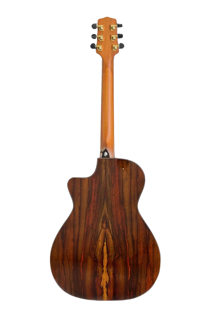 T80GAc Solid Premium Rosewood Grand Auditorium with Solid Englemann Spruce top and Macassar Ebony Arm Bevel