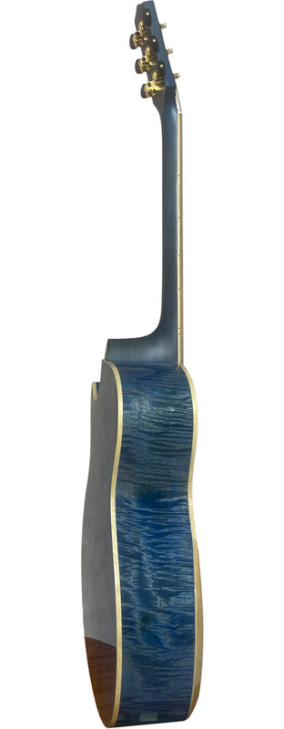 T90GAc - Solid Premium Silkwood Grand Auditorium with Solid Englemann Spruce top and Macassar Ebony Arm Bevel plus Florentine cutaway