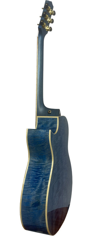 T90GAc - Solid Premium Silkwood Grand Auditorium with Solid Englemann Spruce top and Macassar Ebony Arm Bevel plus Florentine cutaway