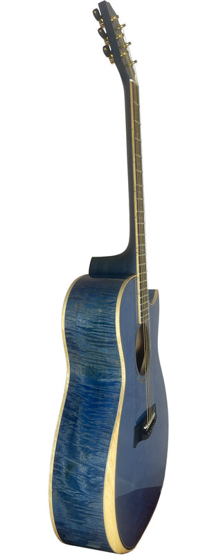 T90GAc - Solid Premium Silkwood Grand Auditorium with Solid Englemann Spruce top and Macassar Ebony Arm Bevel plus Florentine cutaway