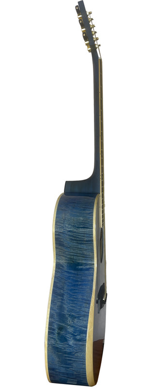 T90GAc - Solid Premium Silkwood Grand Auditorium with Solid Englemann Spruce top and Macassar Ebony Arm Bevel plus Florentine cutaway