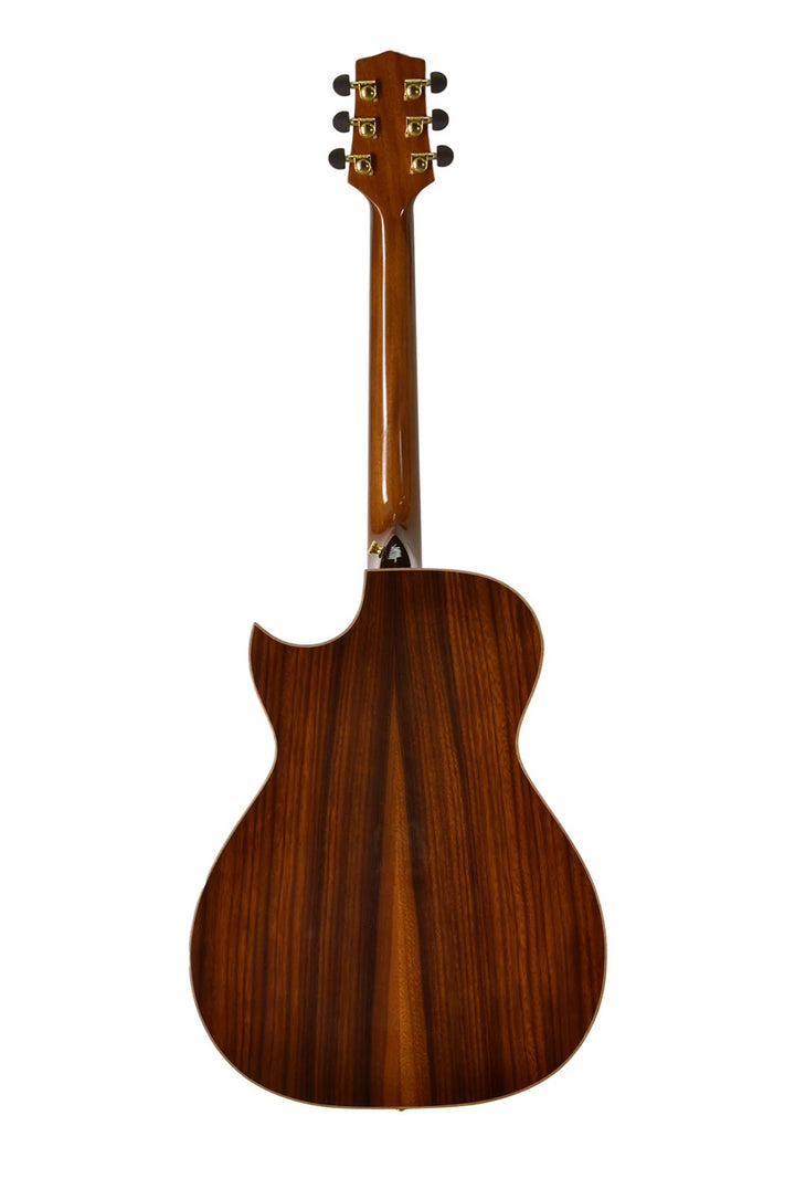 T95GAc Solid Premium Silkwood Grand Auditorium with Solid Western Red Cedar top and Macassar Ebony Arm Bevel and Florentine cutaway